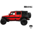 King 4WD Premium Replacement Soft Top, Black Diamond With Tinted Windows - Jeep Wrangler Unlimited JK 4 Door 2007-2009