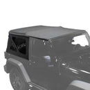 King 4WD Premium Replacement Soft Top, Black Diamond With Tinted Windows - Jeep Wrangler JK 2 Door 2010-2018