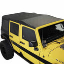 King 4WD Premium Replacement Soft Top, Black Diamond With Tinted Windows - Jeep Wrangler Unlimited JK 4 Door 2010-2018