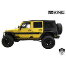 King 4WD Premium Replacement Soft Top, Black Diamond With Tinted Windows - Jeep Wrangler Unlimited JK 4 Door 2010-2018