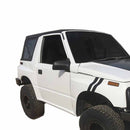 King 4WD Premium Replacement Soft Top, Black Diamond With Tinted Windows - 1986-1994 Suzuki Sidekick GEO Tracker