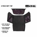 King 4WD Premium Replacement Soft Top, Black Diamond With Tinted Windows - 1986-1994 Suzuki Sidekick GEO Tracker