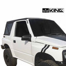 King 4WD Premium Replacement Soft Top, Black Diamond With Tinted Windows - 1986-1994 Suzuki Sidekick GEO Tracker
