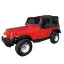 King 4WD Premium Replacement Soft Top, Black Diamond With Tinted Windows - Jeep YJ 1987-1995 Wrangler
