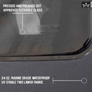 King 4WD Premium Replacement Soft Top, Black Diamond With Tinted Windows - Jeep YJ 1987-1995 Wrangler