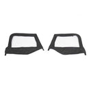 King 4WD Premium Upper Door Skins Black Diamond Passenger & Driver Side - Jeep Wrangler TJ 1997-2006