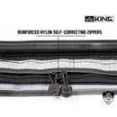 King 4WD Premium Upper Door Skins Black Diamond Passenger & Driver Side - Jeep Wrangler TJ 1997-2006