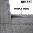 King 4WD Premium Upper Door Skins Black Diamond Passenger & Driver Side - Jeep Wrangler TJ 1997-2006