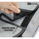 King 4WD Premium Upper Door Skins Black Diamond Passenger & Driver Side Jeep Wrangler TJ 1997-2006