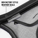 King 4WD Premium Upper Door Skins Black Diamond Passenger & Driver Side Jeep Wrangler TJ 1997-2006