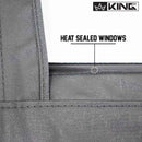 King 4WD Premium Upper Door Skins Black Diamond Passenger & Driver Side Jeep Wrangler TJ 1997-2006