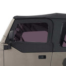 King 4WD Premium Upper Door Skins Black Diamond Passenger & Driver Side Jeep Wrangler TJ 1997-2006