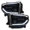 Toyota Tundra headlights with white DRLs