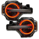 Bronco headlights with red halos
