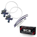 ORACLE Lighting 2021-2025 Ford Bronco ColorSHIFT Headlight Halo Kit w/DRL Bar - Base Headlights