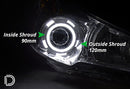 Diode Dynamics Halo Lights LED 90mm/120mm - Red Four -  2010-2014 Subaru Outback