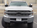 AlphaRex 15-19 Chevrolet Silverado 2500HD/3500HD LUXX-Series LED Projector Headlights Chrome