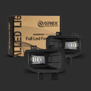 Alpharex 15-20 Ford F150/17-22 Super Duty DoubleTap Dual Color LED Projector Fog Lights