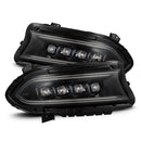 AlphaRex 15-23 Dodge Charger NOVA-Series LED Projector Headlights Alpha-Black