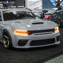 AlphaRex 15-23 Dodge Charger NOVA-Series LED Projector Headlights Alpha-Black