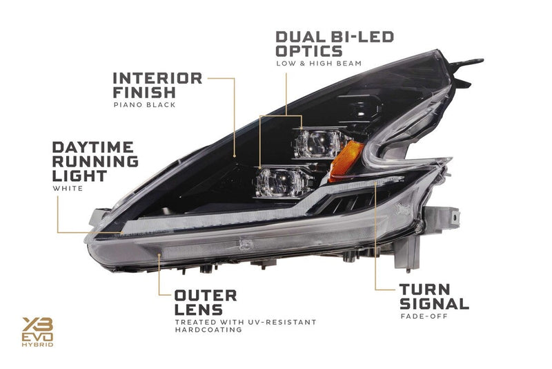 Morimoto Nissan 370Z (09-21) XB EVO Hybrid LED Headlights