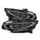 AlphaRex 16-21 Honda Civic NOVA-Series LED Projector Headlights Black