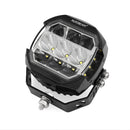 X-PRO Series | 5 Inch 174W LED Side Shooter Pod Lights with White DRL&Amber Turn Signal Light