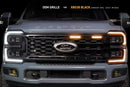Ford truck with XBG38 Black Amber DRL daytime running lights on a dark background