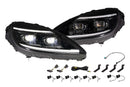 XB Evo Hybrid Headlights: 05-13 Corvette C6 (Set)
