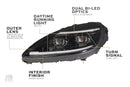 XB Evo Hybrid Headlights: 05-13 Corvette C6 (Set)