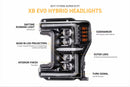 Morimoto 17-19 Ford Super Duty XB EVO Hybrid LED Headlights