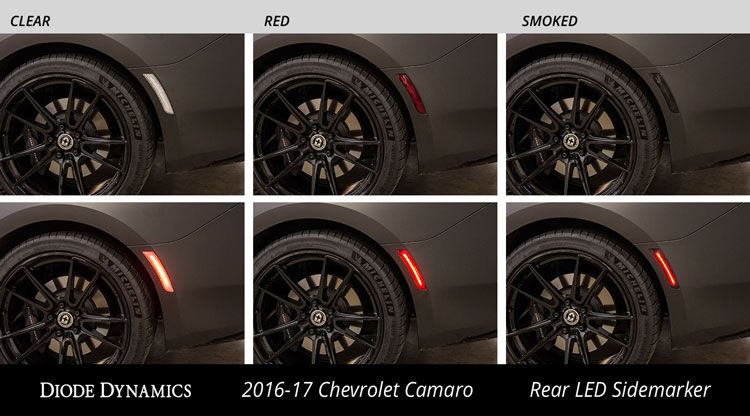 Diode Dynamics LED Sidemarkers For 2016-2023 Chevrolet Camaro (Set)