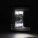 AlphaRex 17-19 Ford Super Duty MKII NOVA-Series LED Projector Headlights Chrome