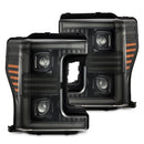 AlphaRex 17-19 Ford Super Duty MKII PRO-Series Halogen Projector Headlights