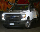 AlphaRex 17-19 Ford Super Duty NOVA-Series LED Projector Headlights Black