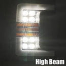 AlphaRex 17-19 Ford Super Duty NOVA-Series LED Projector Headlights Chrome