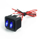 Mercedes-Benz Sprinter W907/W910 (2018+) Dual In-Dash Switch Pod - PRE-ORDER with blue LED illumination