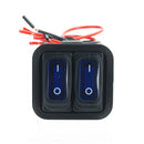 Mercedes-Benz Sprinter W907/W910 (2018+) Dual In-Dash Switch Pod - PRE-ORDER with blue LED illumination.