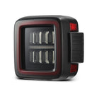 AlphaRex 18-25 Jeep Wrangler JL NOVA-Series Prismatic LED Tail Lights Black-Red