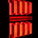 AlphaRex 18-25 Jeep Wrangler JL NOVA-Series Prismatic LED Tail Lights Black-Red