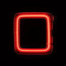 AlphaRex 18-25 Jeep Wrangler JL NOVA-Series Prismatic LED Tail Lights Black-Red