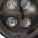 AlphaRex 18-25 Jeep Wrangler JL/Gladiator JT NOVA-Series LED Projector Headlights Alpha-Black