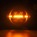 AlphaRex 18-25 Jeep Wrangler JL/Gladiator JT NOVA-Series LED Projector Headlights Alpha-Black