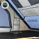 Overland Vehicle Systems LD TMON Clamshell Aluminum Hard Shell Roof Top Tent - 2 Person Capacity, Tan Body & Green Rainfly