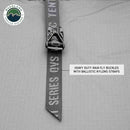 Overland Vehicle Systems HD Nomadic 3 Extended Soft Shell Roof Top Tent, Grey Body & Green Rainfly