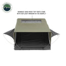 Overland Vehicle Systems HD Nomadic 2 Extended Soft Shell Roof Top Tent, Grey Body & Green Rainfly