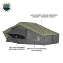 Overland Vehicle Systems HD Nomadic 4 Extended Soft Shell Roof Top Tent, Grey Body & Green Rainfly