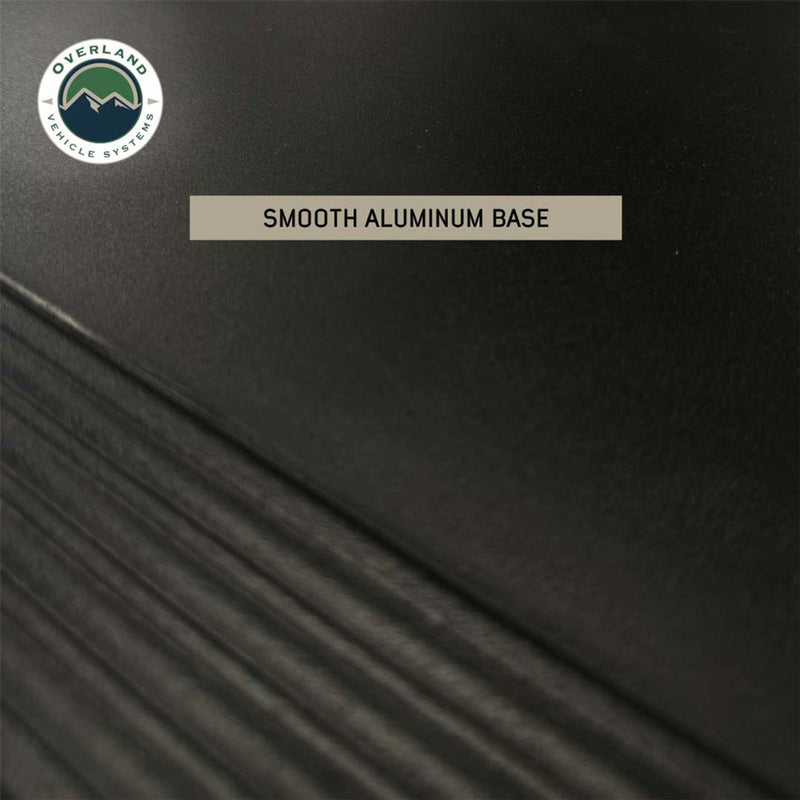 Overland Vehicle Systems XD Lhotse Clam Shell Aluminum Hard Shell Roof Top Tent, Blue Body & Black Rainfly