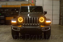 Diode Dynamics Switchback HD LED Halos for 2018-2025 Jeep JL Wrangler (pair)