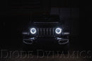 Diode Dynamics Switchback HD LED Halos for 2018-2025 Jeep JL Wrangler (pair)